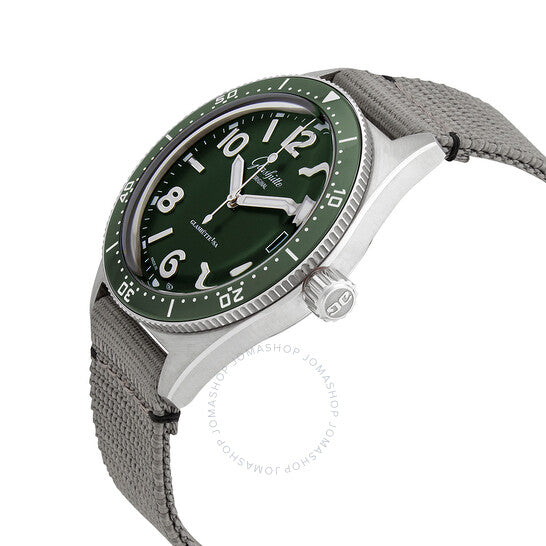 Glashutte Original, SeaQ Automatic Green Dial Men's Watch