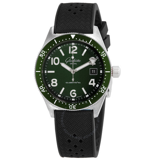 Glashutte Original, SeaQ Automatic Green Dial Men's Watch