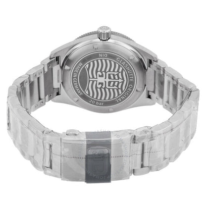 ساعة جلاشوت الأصلية، سي كيو أوتوماتيكية للرجال بمينا أخضر