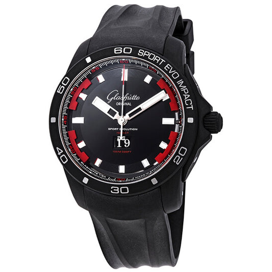 Glashutte Original, Sport Evolution Impact Automatic Black Dial Men's Watch