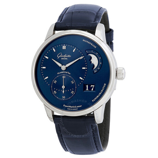 Glashutte Original, Glashutte PanoMaticLunar Automatic Blue Dial Men's Watch