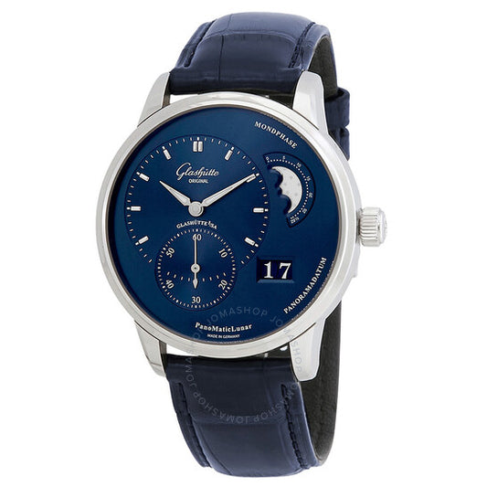 Glashutte Original, Glashutte PanoMaticLunar Automatic Blue Dial Men's Watch