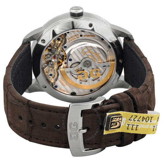 ساعة غلاشوت بانوماتيك لونار أوتوماتيكية للرجال بمينا أخضر، أصلية من غلاشوت