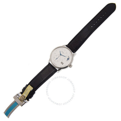 ساعة غلاشوت بانوماتيك لونار أوتوماتيكية للرجال بمينا أبيض، أصلية من غلاشوت