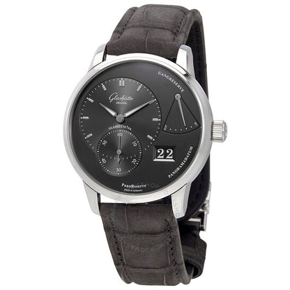 Glashutte Original, Glashutte PanoReserve Galvanised Ruthenium Dial Men's Watch