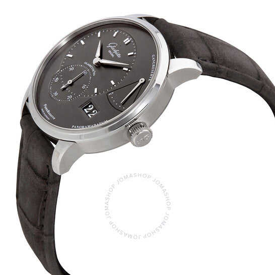 Glashutte Original, Glashutte PanoReserve Galvanised Ruthenium Dial Men's Watch