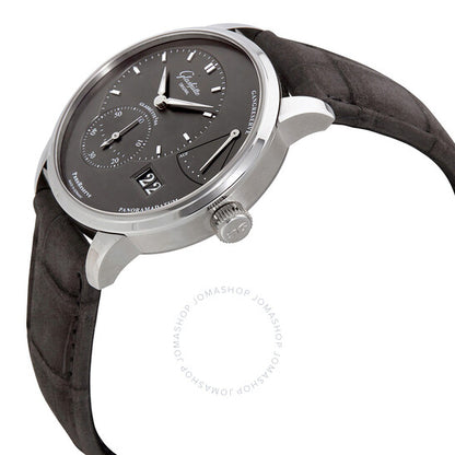 Glashutte Original, Glashutte PanoReserve Galvanised Ruthenium Dial Men's Watch