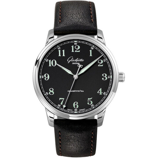 Glashutte Original, Glashutte Senator Excellence Black Dial Automatic Men's Watch