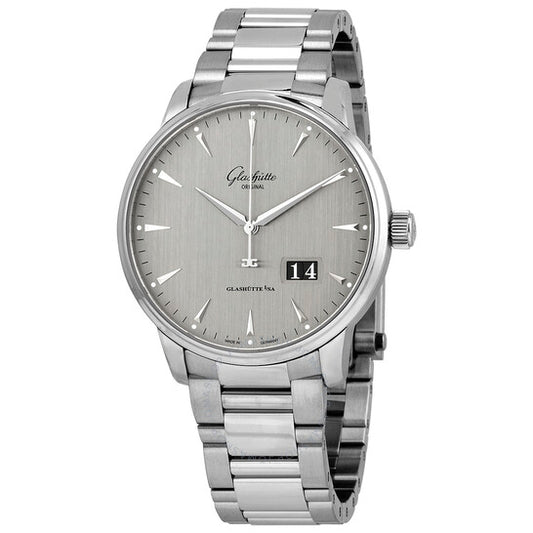 Glashutte Original, Glashutte Senator Excellence Panorama Date Automatic Grey Dial Men's Watch