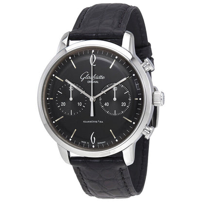 Glashutte Original, Glashutte Sixties Black Dial Men's Chronograph Watch