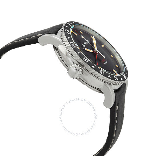 Graham, Fortress GMT Automatic Black Dial Men's Watch