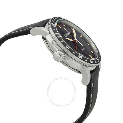 Graham, Fortress GMT Automatic Black Dial Men's Watch