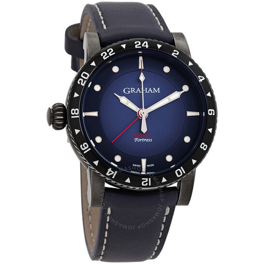 Graham, Fortress GMT Automatic Blue Dial Men's Watch