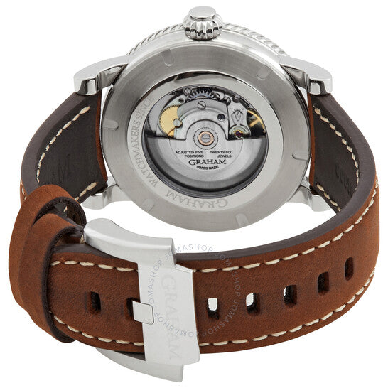 Graham, Fortress GMT Automatic Green Dial Men's Watch