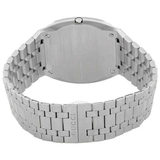 ساعة غوتشي 25H كوارتز نسائية بمينا وردي