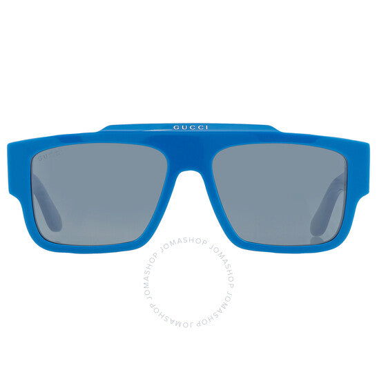 Gucci, Blue Browline Men's Sunglasses