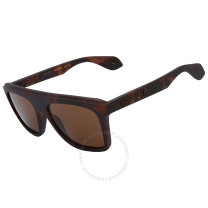 Gucci, Brown Browline Men's Sunglasses