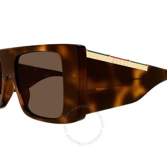 نظارات شمسية رجالية من جوتشي، إطار بني