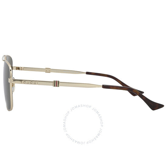 Gucci, Brown Navigator Men's Sunglasses