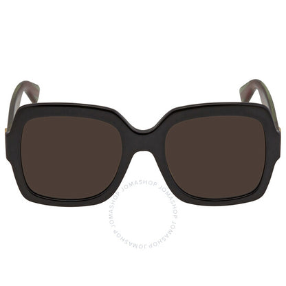 نظارة شمسية مربعة بنية للنساء من غوتشي