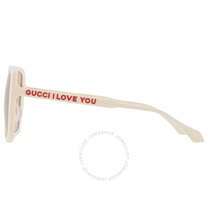 Gucci, Brown Square Ladies Sunglasses