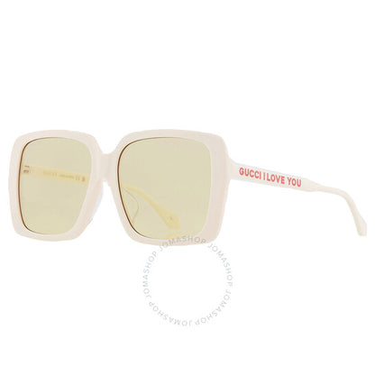 Gucci, Brown Square Ladies Sunglasses