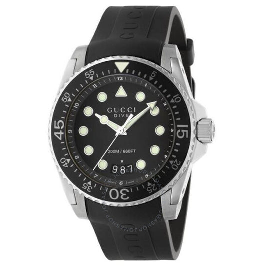 Gucci, Classic Black Dial Men's Watch