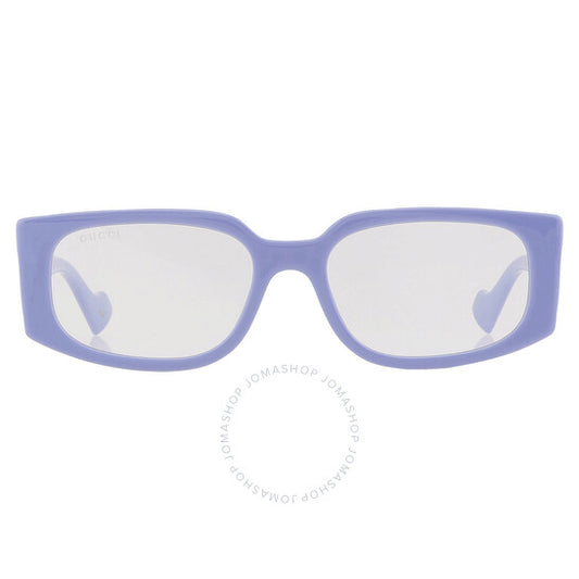 نظارات شمسية نسائية مستطيلة شفافة من غوتشي