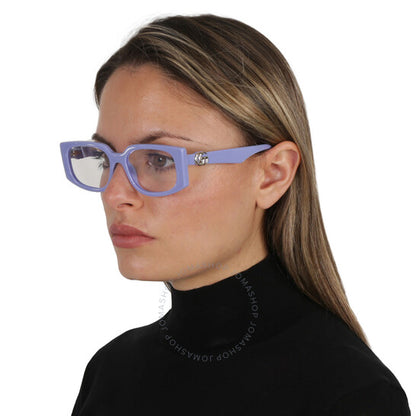 نظارات شمسية نسائية مستطيلة شفافة من غوتشي