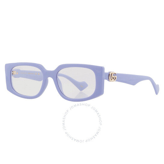 نظارات شمسية نسائية مستطيلة شفافة من غوتشي