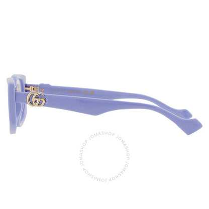 نظارات شمسية نسائية مستطيلة شفافة من غوتشي