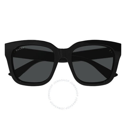 نظارات شمسية مربعة رمادية داكنة من جوتشي للنساء