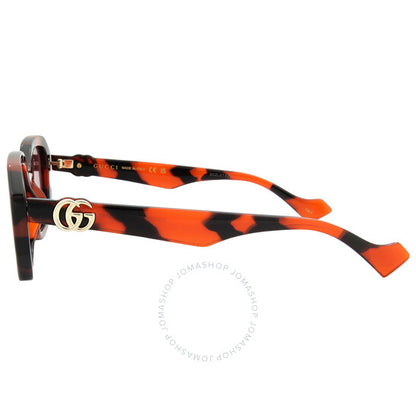 Gucci, Dark Violet Geometric Ladies Sunglasses