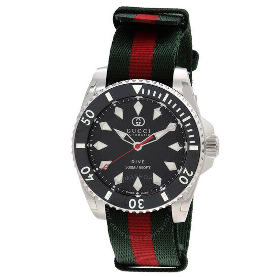 Gucci, Dive Automatic Black Dial Men's Watch