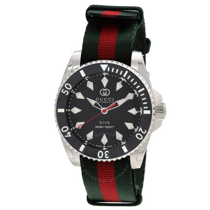 Gucci, Dive Automatic Black Dial Men's Watch