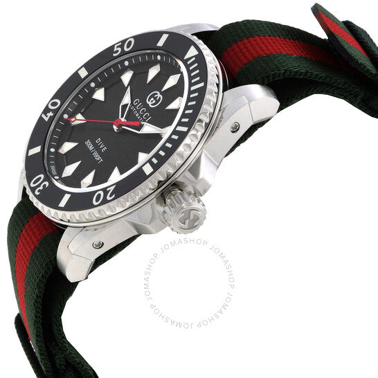 Gucci, Dive Automatic Black Dial Men's Watch