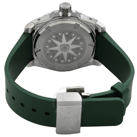 ساعة غوتشي دايف أوتوماتيكية للرجال بمينا أخضر