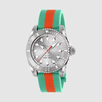 Gucci, Dive Automatic Silver Dial Men's Watch