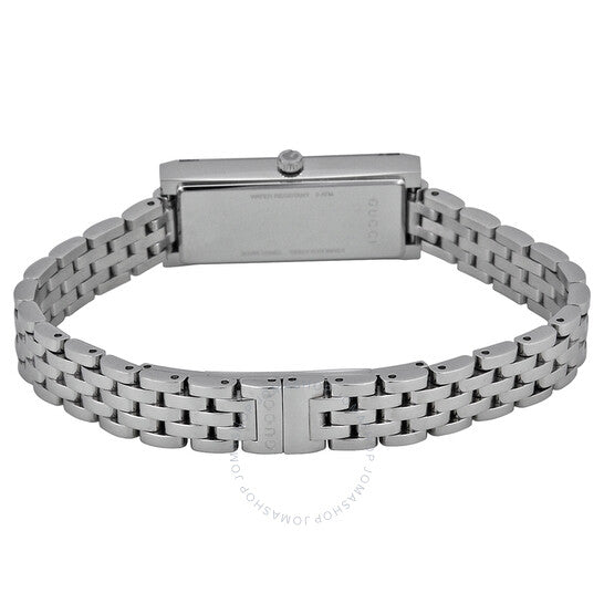 ساعة Gucci G-Frame للسيدات بقرص ماسي