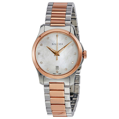 Gucci, G-Timeless Diamond Mother of Pearl Dial Ladies Watch