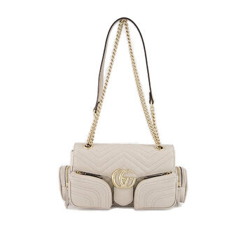 Gg Marmont Small Pocket Detailed Shoulder Bag