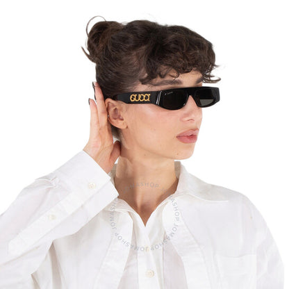 Gucci, Grey Browline Ladies Sunglasses