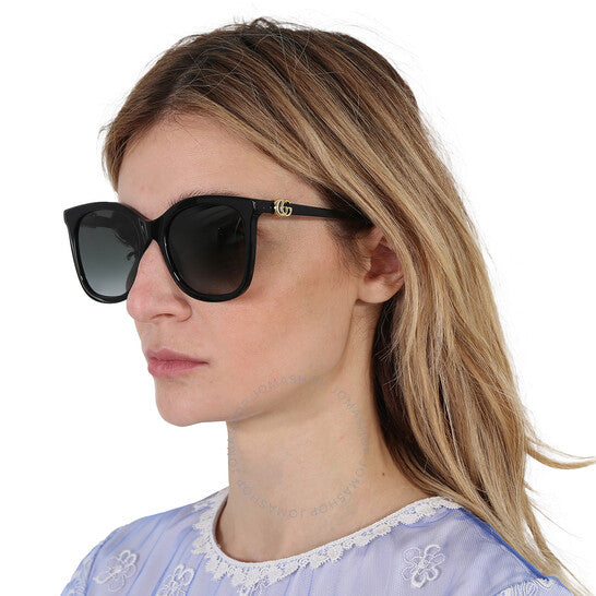 Gucci, Grey Butterfly Ladies Sunglasses