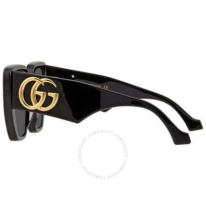 Gucci, Grey Geometric Ladies Sunglasses
