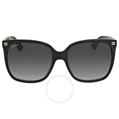 Gucci, Grey Gradient Cat Eye Ladies Sunglasses