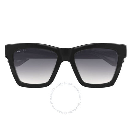 نظارات شمسية نسائية من غوتشي بتصميم عين القطة رمادية متدرجة