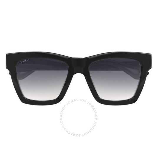 نظارات شمسية نسائية من غوتشي بتصميم عين القطة رمادية متدرجة