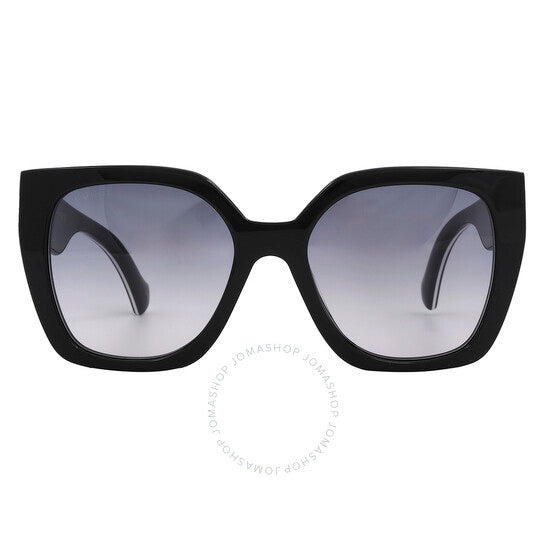 Gucci, Grey Gradient Butterfly Ladies Sunglasses