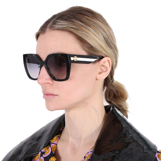 Gucci, Grey Gradient Butterfly Ladies Sunglasses