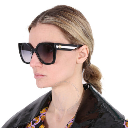 Gucci, Grey Gradient Butterfly Ladies Sunglasses